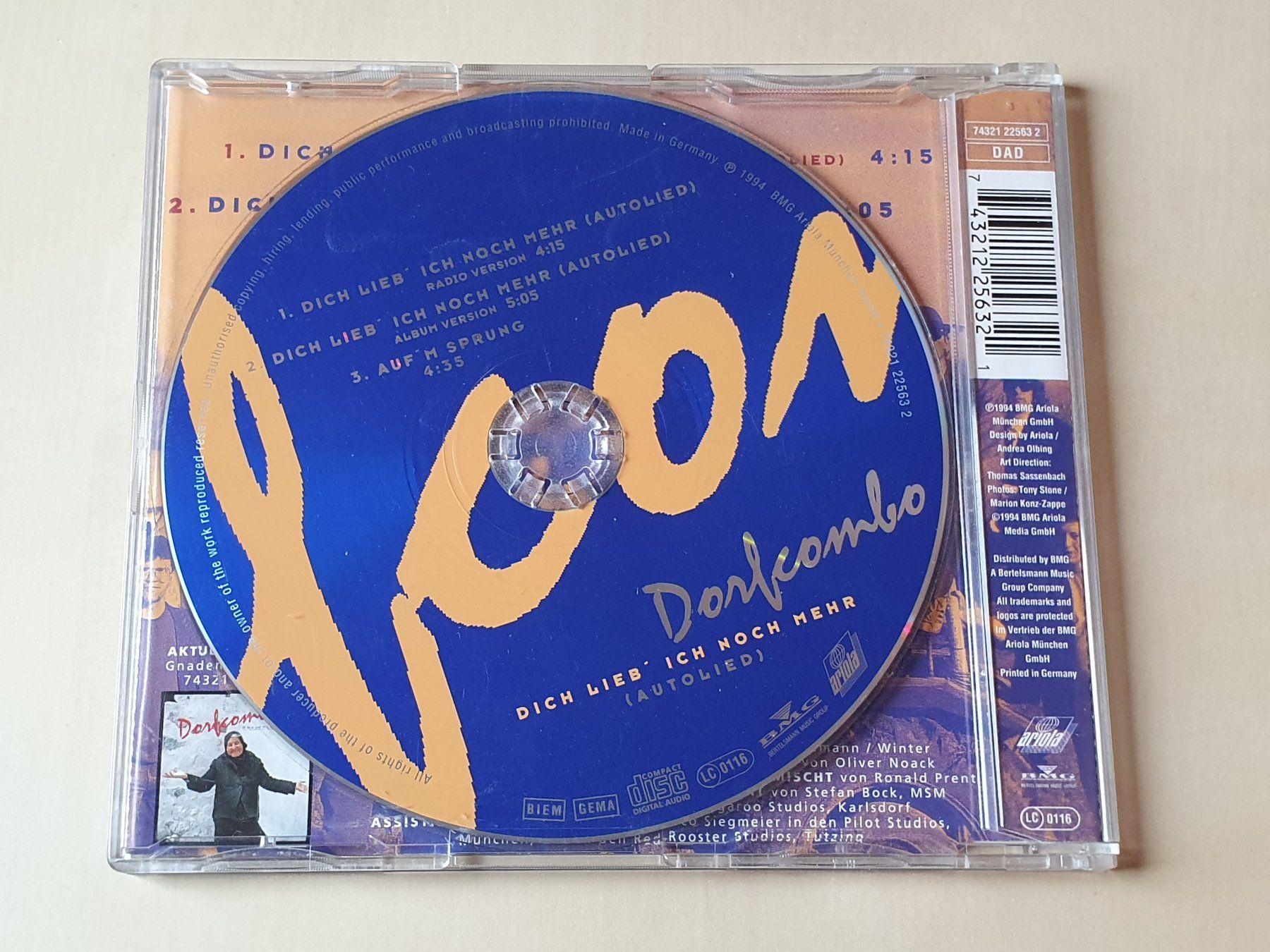 CD: Dorfcombo Dich lieb ich noch mehr (Autolied) – Usato da Stansstad venduto da collectorsshop 1
