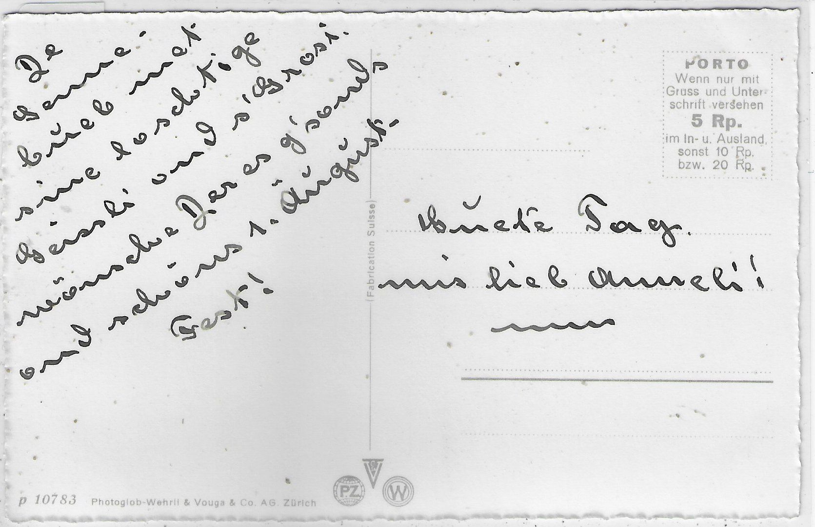 Cartoline postali: Geisen-Peter - Ziegen chevres – Usato da Ettingen venduto da Kartenplanet 1