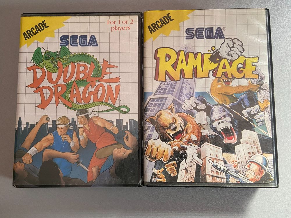 Double dragon Sega master system sans notice - Jeux vidéo