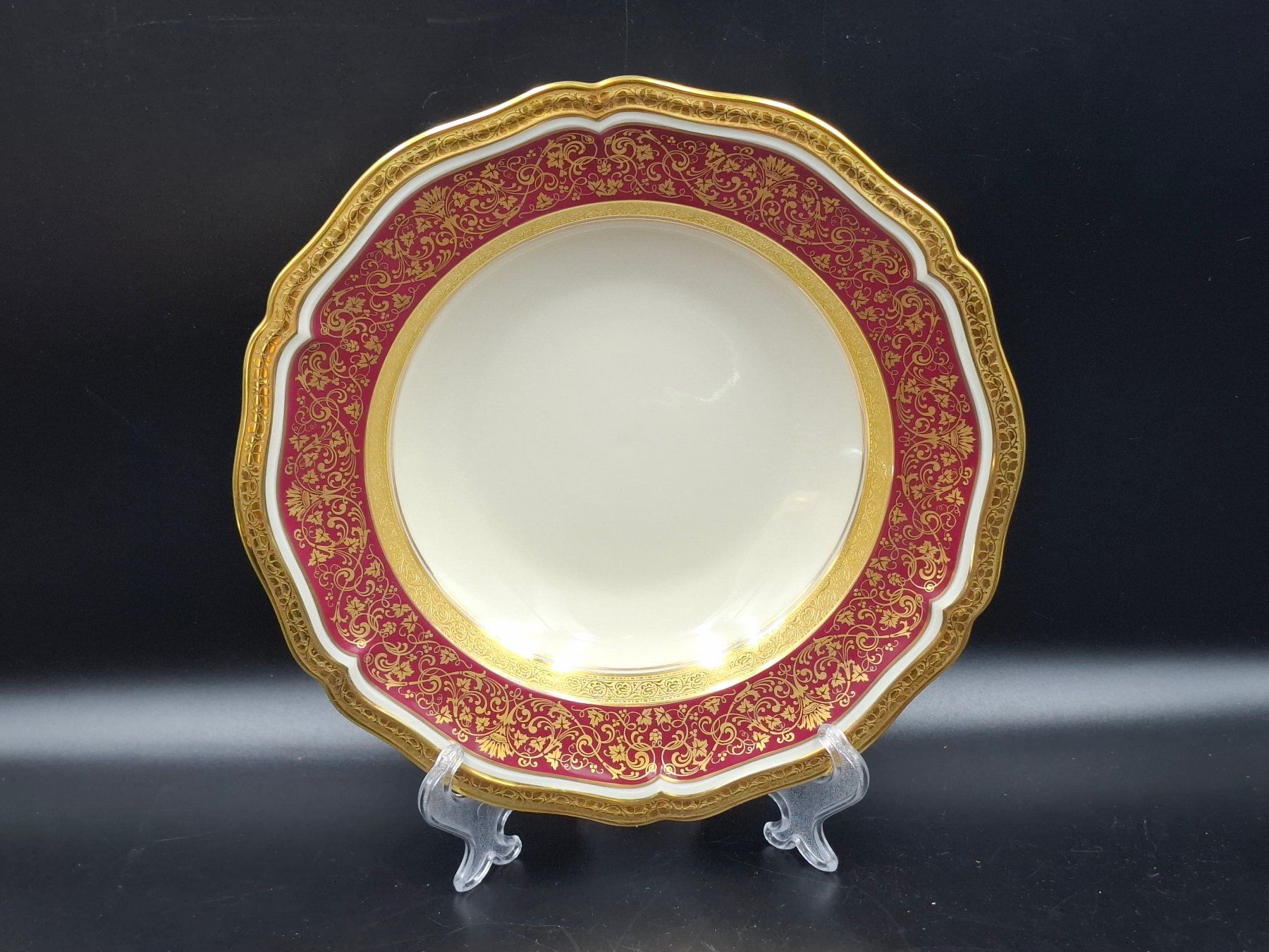 Rosenthal Piatti: 8 Teller Rosenthal Chippendale Set Barock-Glamour-Stil 1930 – Usato da Zürich venduto da bruzolda 3