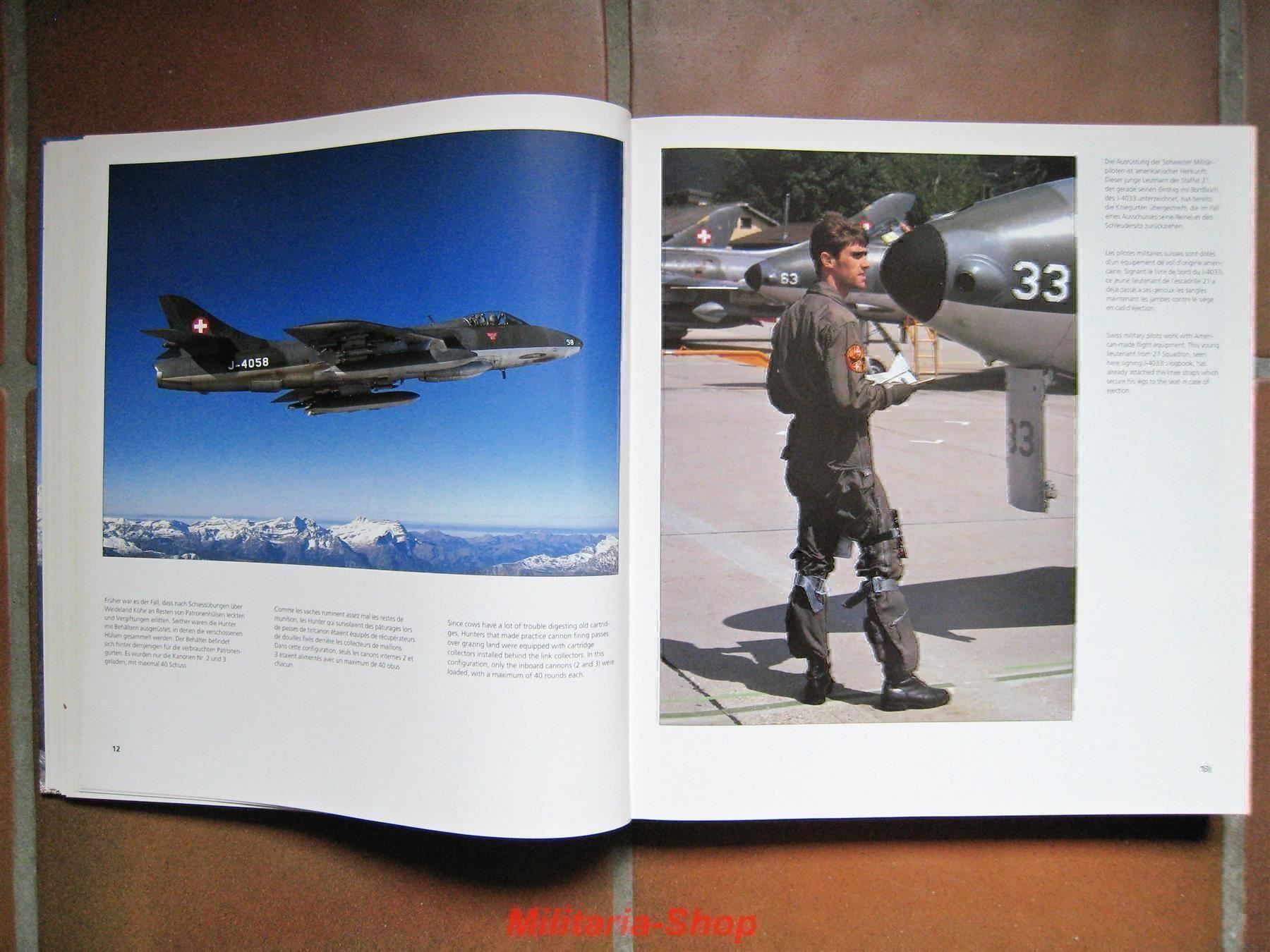 Libri: Buch Hunter Fascination - Schweizer Flugwaffe – Usato da Volketswil venduto da Militaria-Shop 6