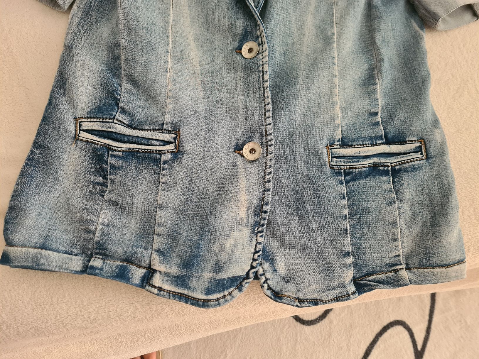 Giacche: Blazer jean délavé marque "DENIM" (M) – Nuovo e nell'imballaggio originale da Etoy venduto da MyStyleMyMode 6