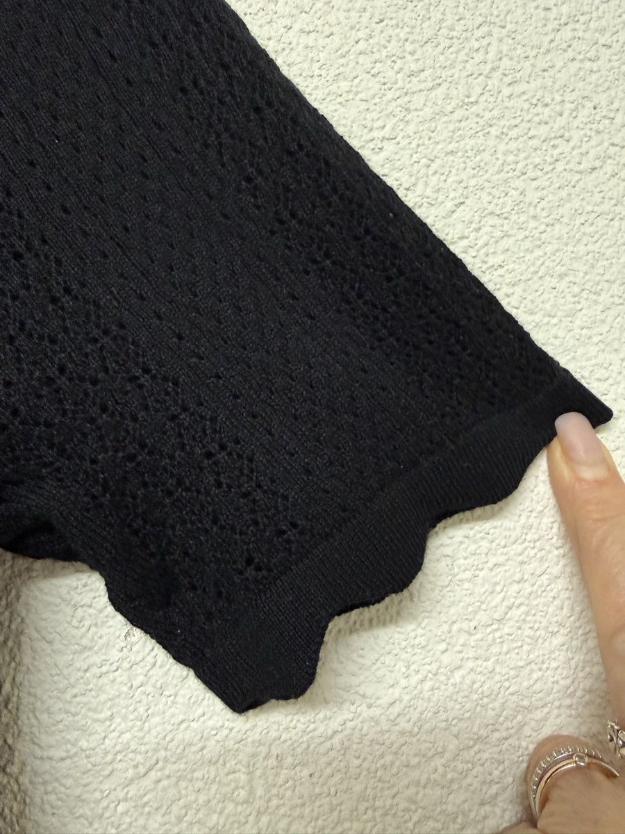 Pullover & Sweatshirts: Feinstrick Kurzarm-Pullover, S/M Schwarz, Top Zustand! – Neu (gemäss Beschreibung) aus Lyss von Sibella56 1