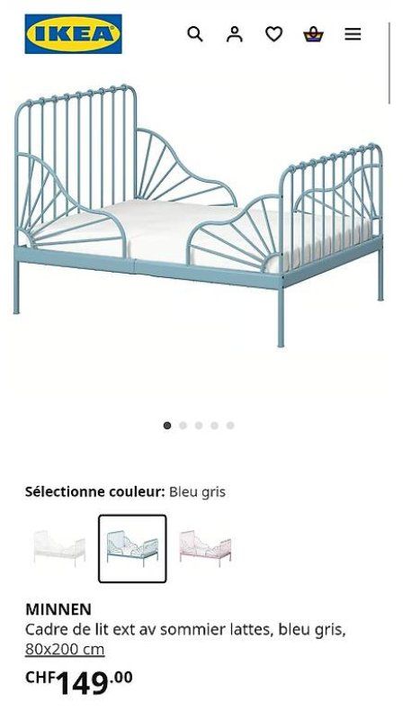 Ikea Betten: Lit évolutif enfant Minnen IKEA – Gebraucht aus Morges von oll_p57k 3