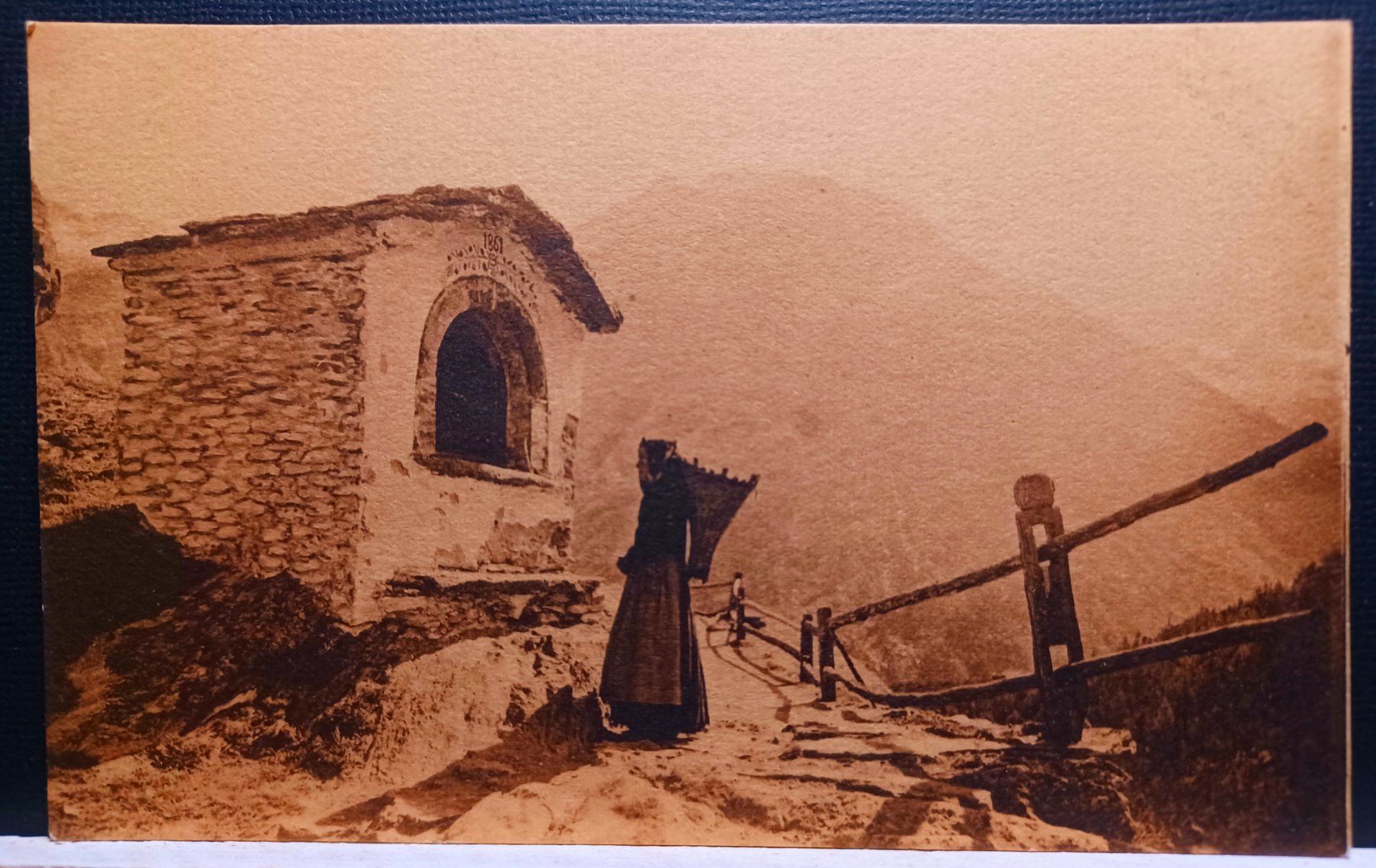 Cartoline postali: WER ?, WO ?, Bergkapelle, No. 9318 – Usato da Aarau Rohr venduto da mgvw