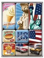 9-teiliges Magnet-Set - American Way of Life