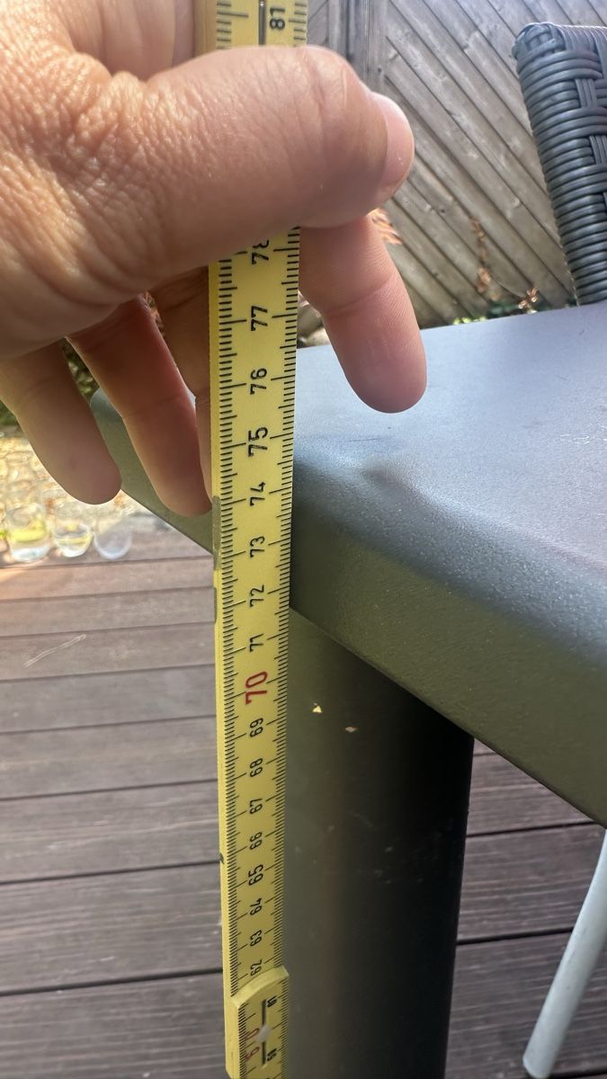 Tavoli: Gartentisch 140x140cm anthrazit – Usato da Hombrechtikon venduto da Stromerzwergli 3