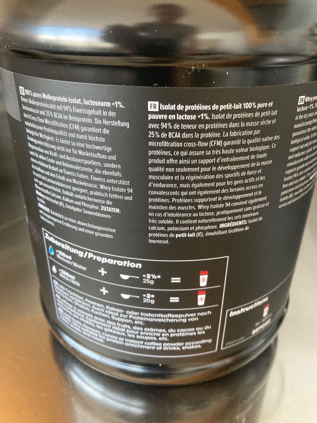 Cibi & Specialità: Sponser Whey Isolate 94 Neutral Pure - 850g – Nuovo (secondo la descrizione) da Zürich venduto da dolcicaramelle2 4