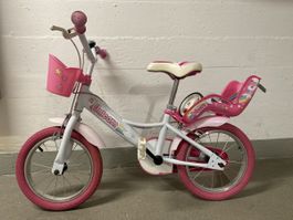 Bici per bambina Unicorn rosa, usata, perfetta per la primav