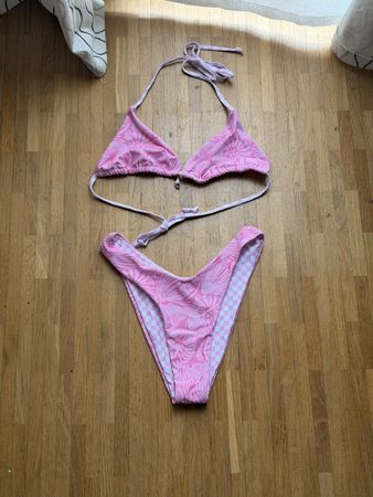 Maillot de bain rose 2 pièces 