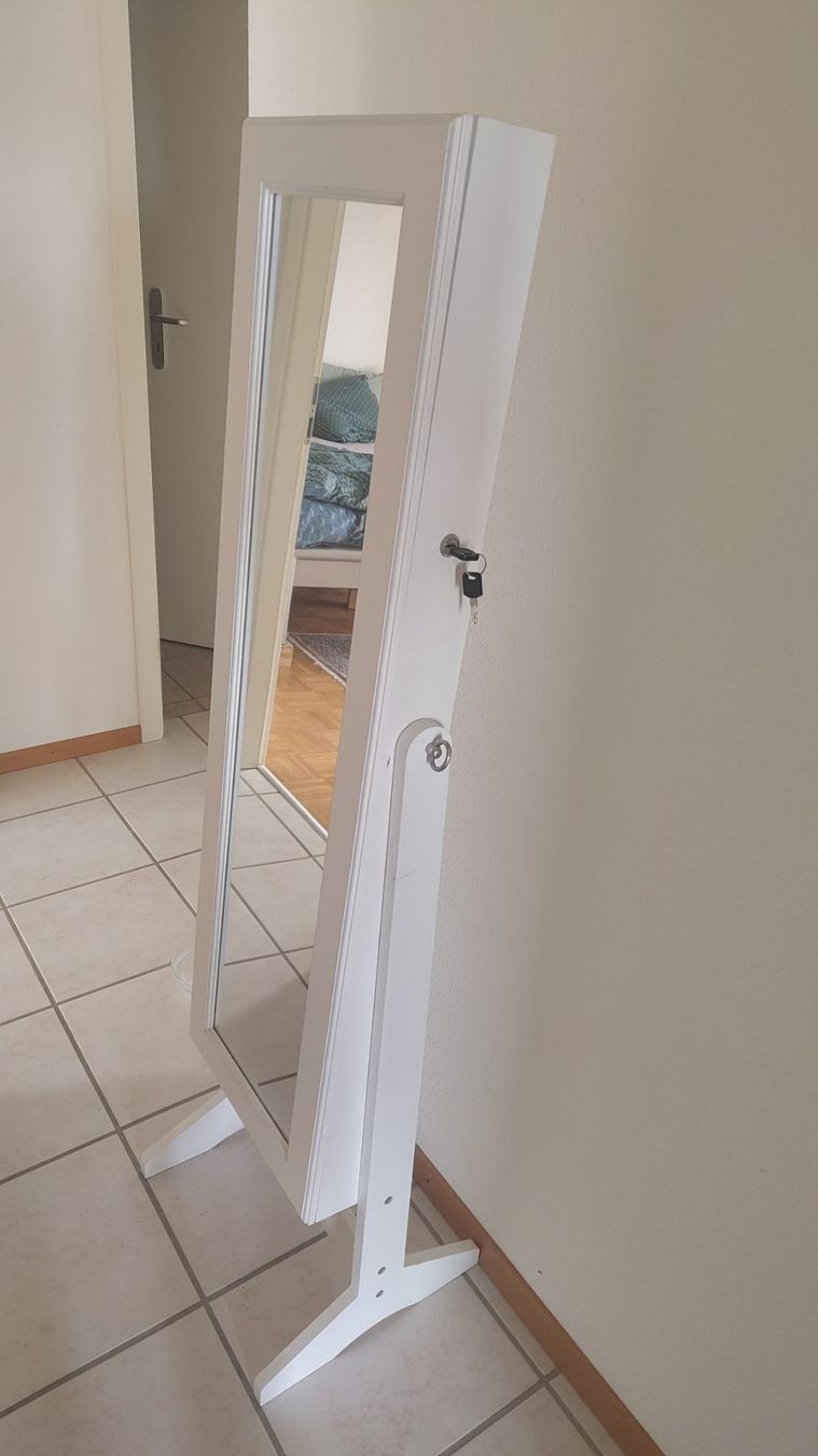 Armadi: Armoire à Bijoux "Miroir" 145cm Blanc – Usato da Cossonay-Ville venduto da frahon 1