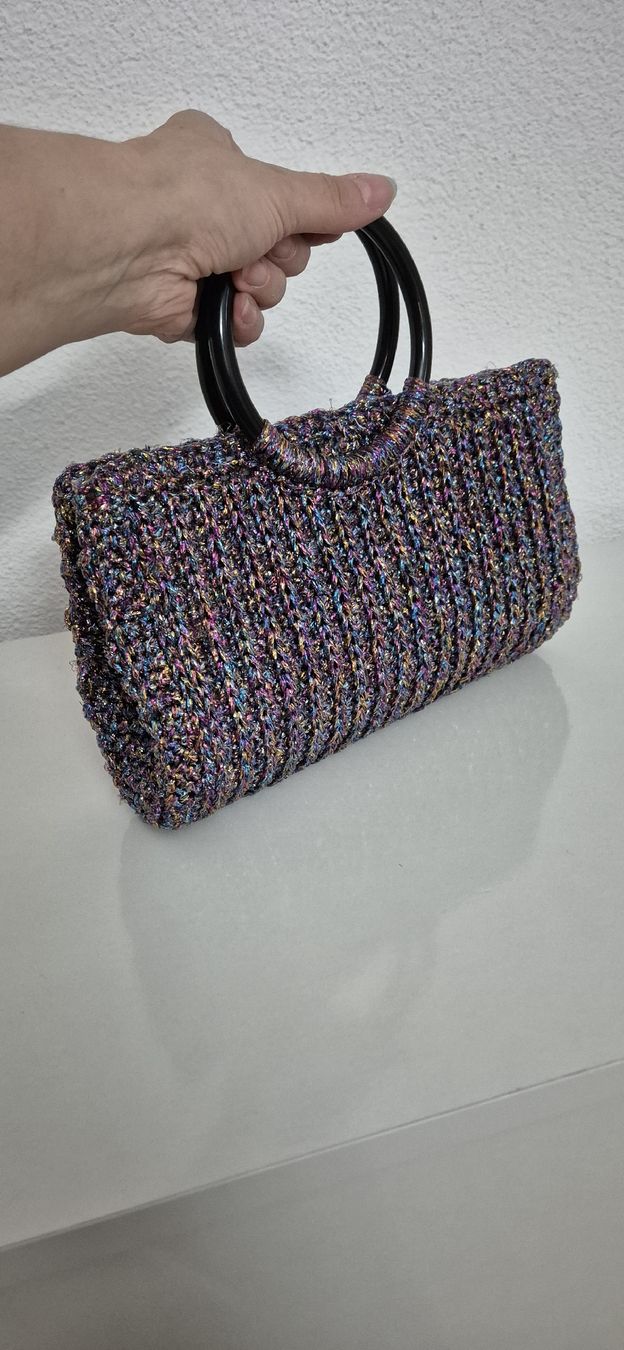 Sacs femmes: Handgemachte Tasche RAINBOW mit Glitzerfäden – Neuf avec emballage d'origine à Ittigen par ann_6qvq 5