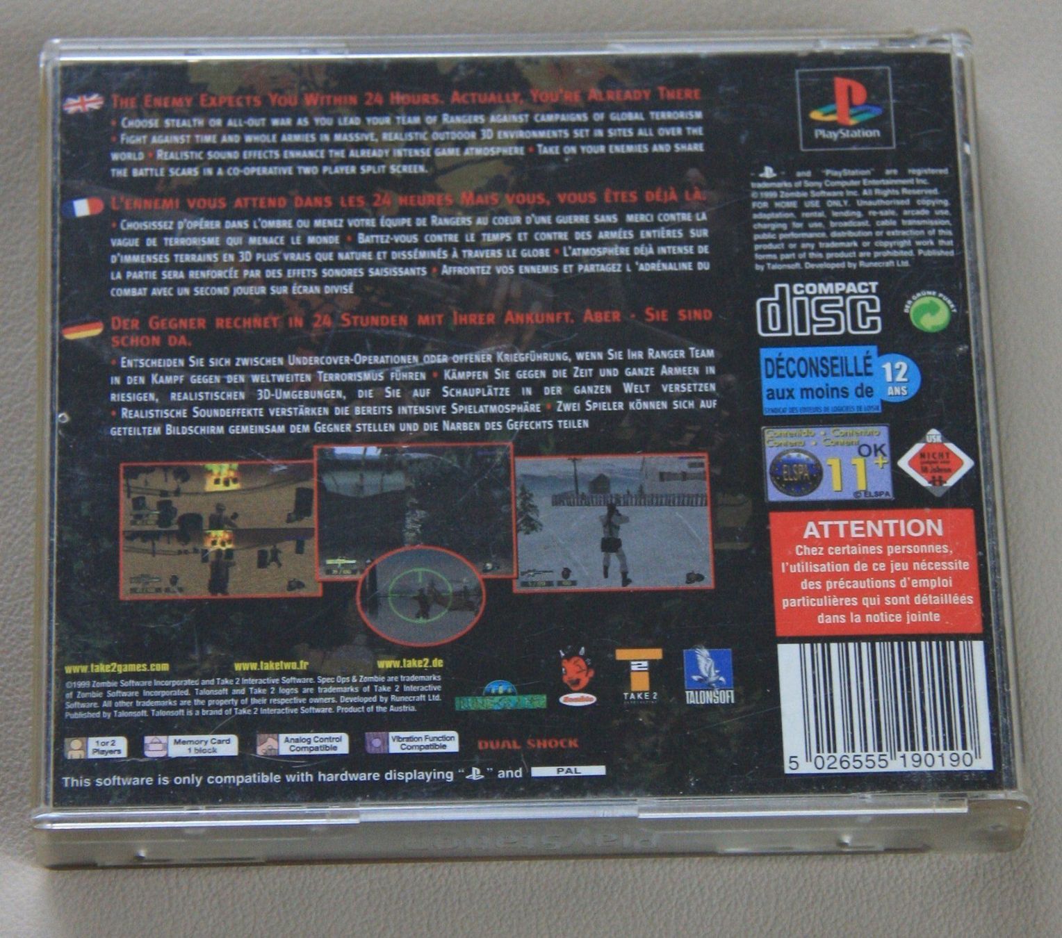 Sony Giochi: Spec Ops Stealth Patrol PS1 – Usato da Fisibach venduto da Retrogames24 1