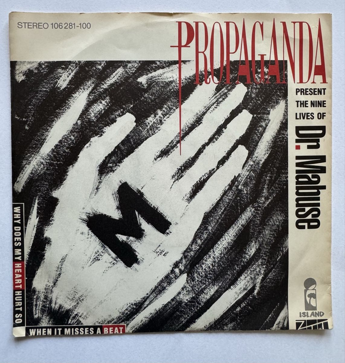 Schallplatten: Propaganda - Dr. Mabuse - 7" Single - 1984 – Gebraucht aus Rorbas von BlackstarRecords