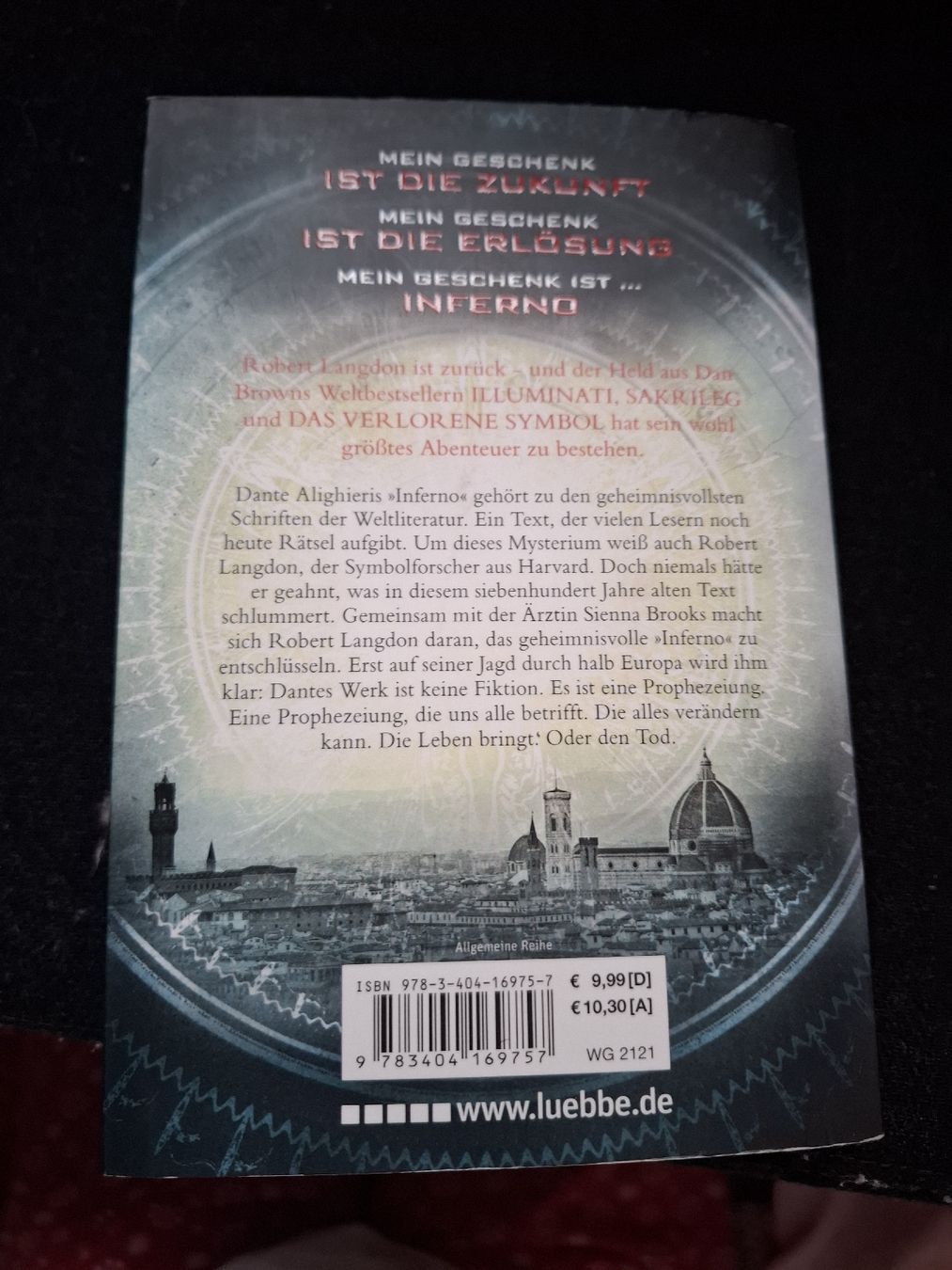 Libri: Dan Brown - Inferno - Taschenbuch – Usato da Schliern b. Köniz venduto da emi_ncr9 1