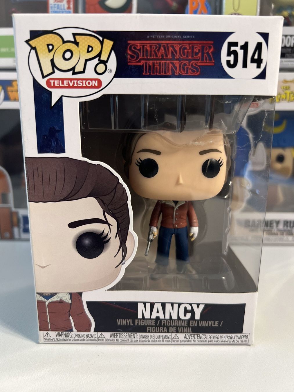 Funko Statuette: Funko POP! Television Stranger Things Nancy – Nuovo e nell'imballaggio originale da Le Mouret venduto da perfectbijou