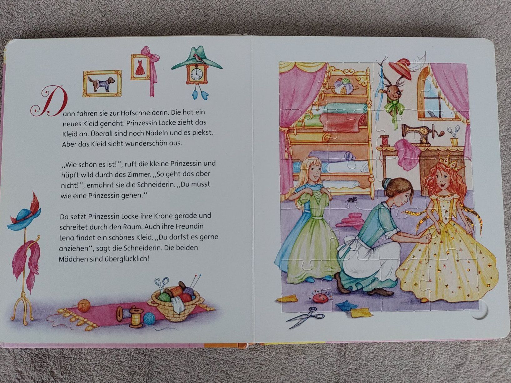 Libri: Puzzlebuch Die kleine Prinzessin – Usato da Strengelbach venduto da Phorensic_30 5