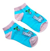 Sneaker-Socken Alpaka / Lama / Alpaca / Kaktus / Cactus