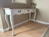 Credenze: Console blanche 3 tiroirs – Usato da Jussy venduto da sal_2xjp