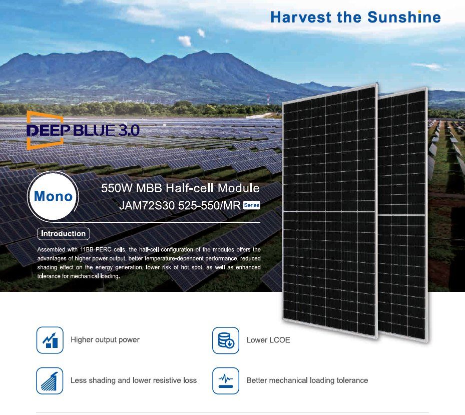 Dispositivi a energia solare: JA Solar 550W MBB Half-cell Module – Nuovo e nell'imballaggio originale da Neuenegg venduto da kompomogmbh 1