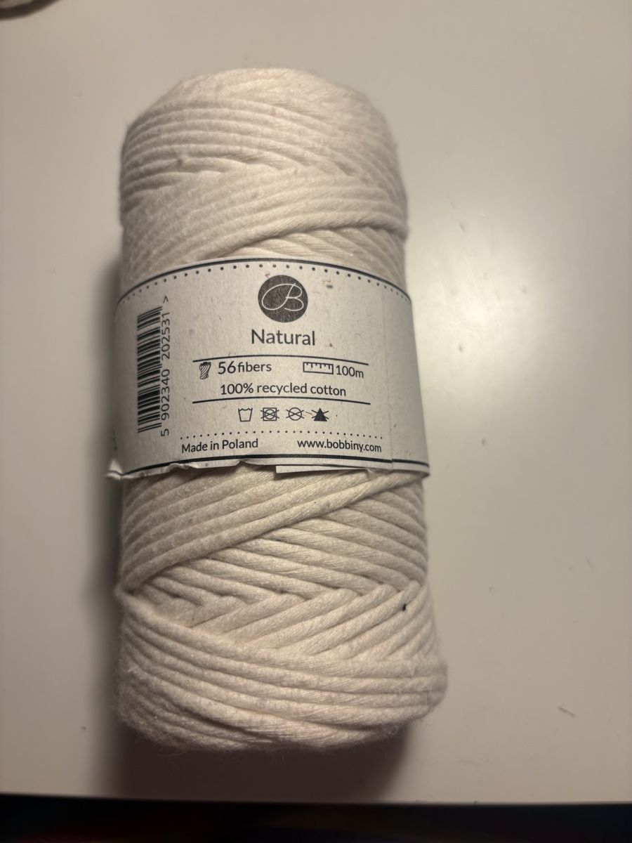 Cordelettes & Fils: Bobbiny Makramee Garn • Natural • 3mm • neu – Neuf avec emballage d'origine à Flumenthal par algr4444 1