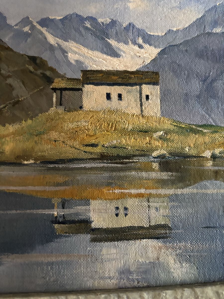 Dipinti: Tableau huile sur toile F.Spring  – Usato da Estavayer-le-Lac venduto da bde_mc5x 3