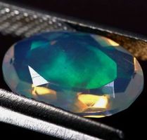 Oval Faceted Ethiopian Welo Opal 1.40 Cts #A16