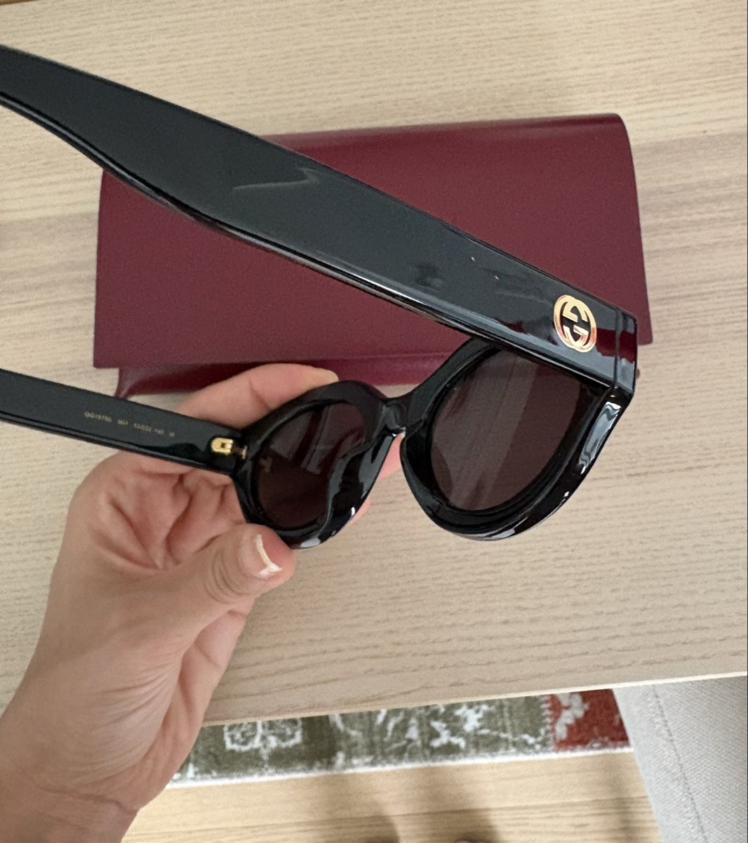 Gucci Occhiali & Lenti: Gucci Sunglasses Black Oval with original case – Nuovo (secondo la descrizione) da Zürich venduto da zba_7pzv 3