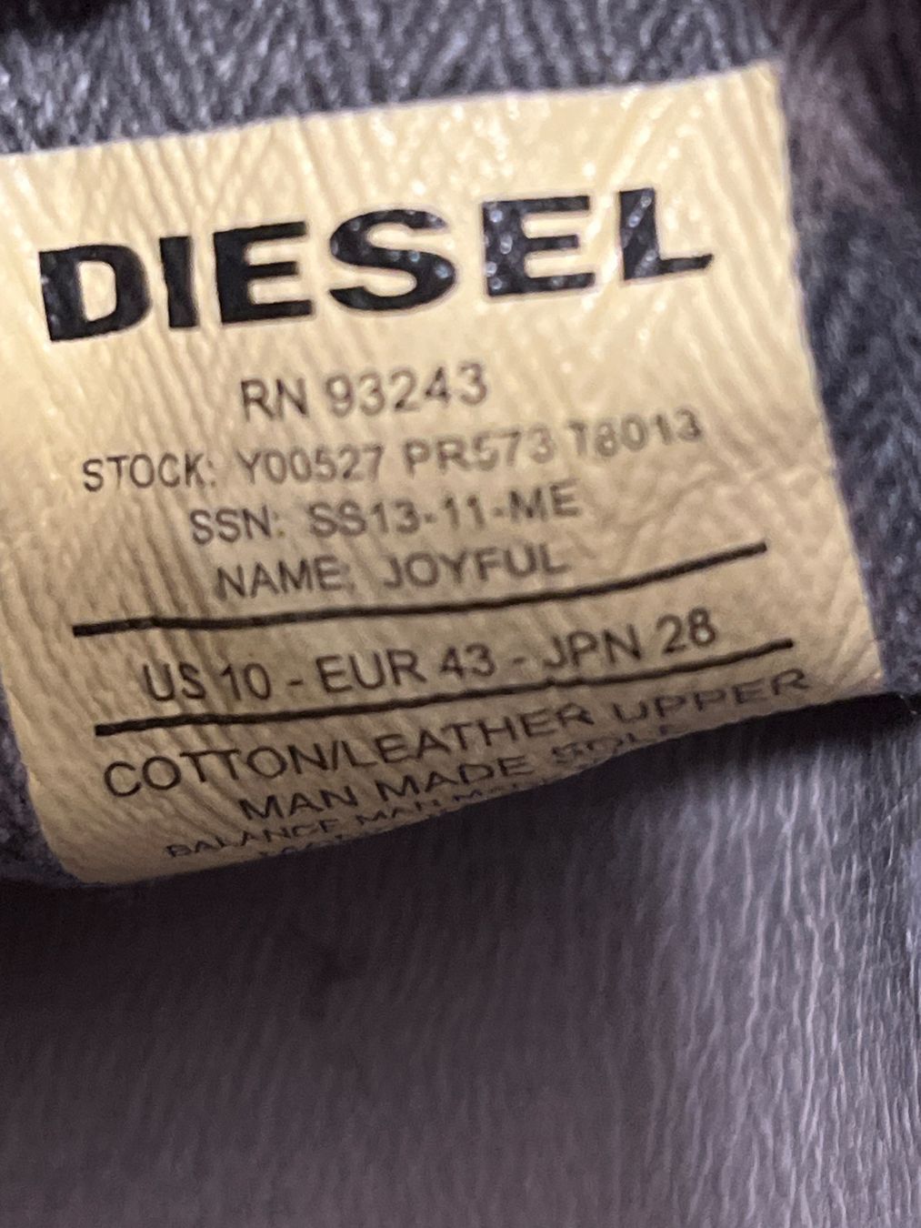 Scarpe da uomo: Diesel Herrenschuhe Gr. 43 – Usato da Hinterkappelen venduto da Kim1992 1