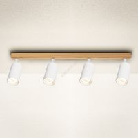 Brilagi - Spotleuchte SELE 4xGU10/30W/230V weiss/Eichedekor
