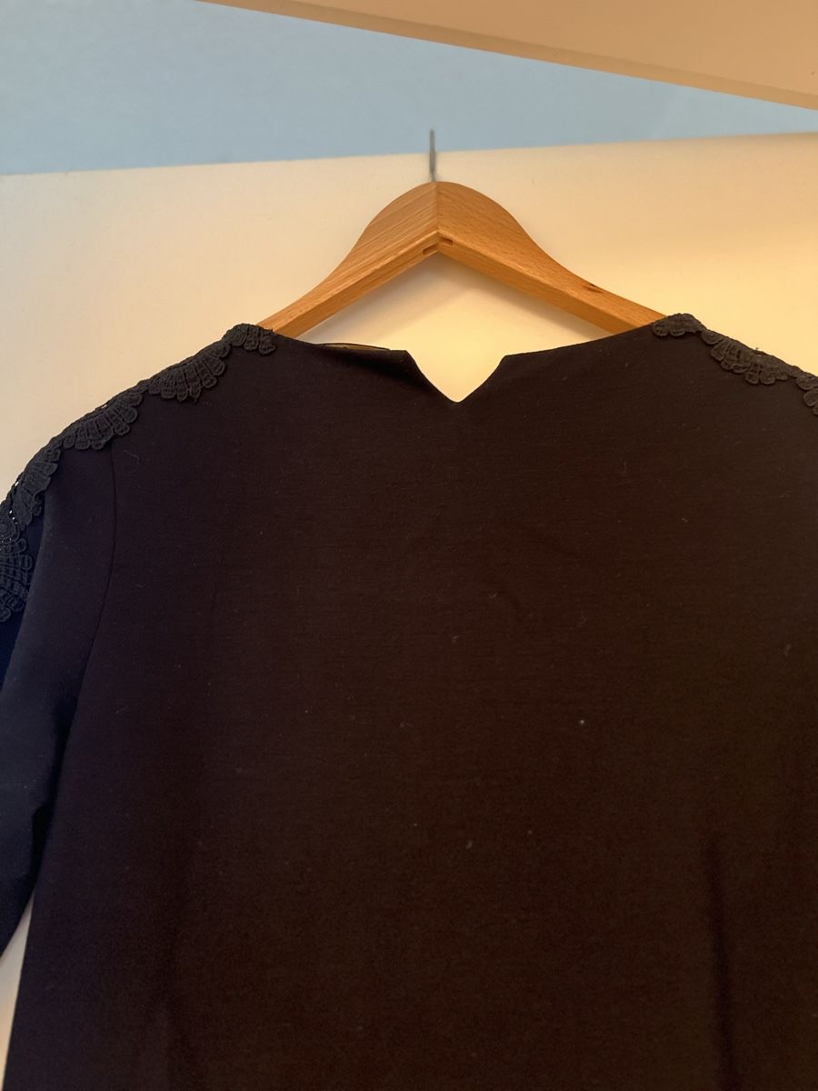 Massimo Dutti Vestiti: Massimo Dutti Kleid mit Spitze Grösse S schwarz elegant – Nuovo (secondo la descrizione) da Schlieren venduto da SB_LO 1