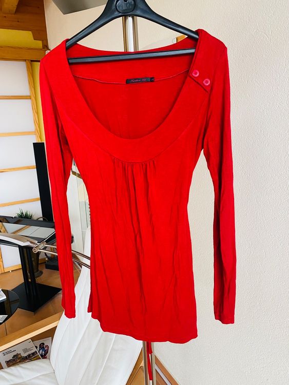 Tunique Edas Neuve - Taille L (40FR/44IT) - Couleurs Noir, Rouge, Violet Foncé