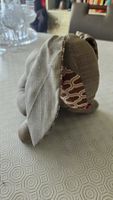 Peluche coniglio di pezza realizzato a mano