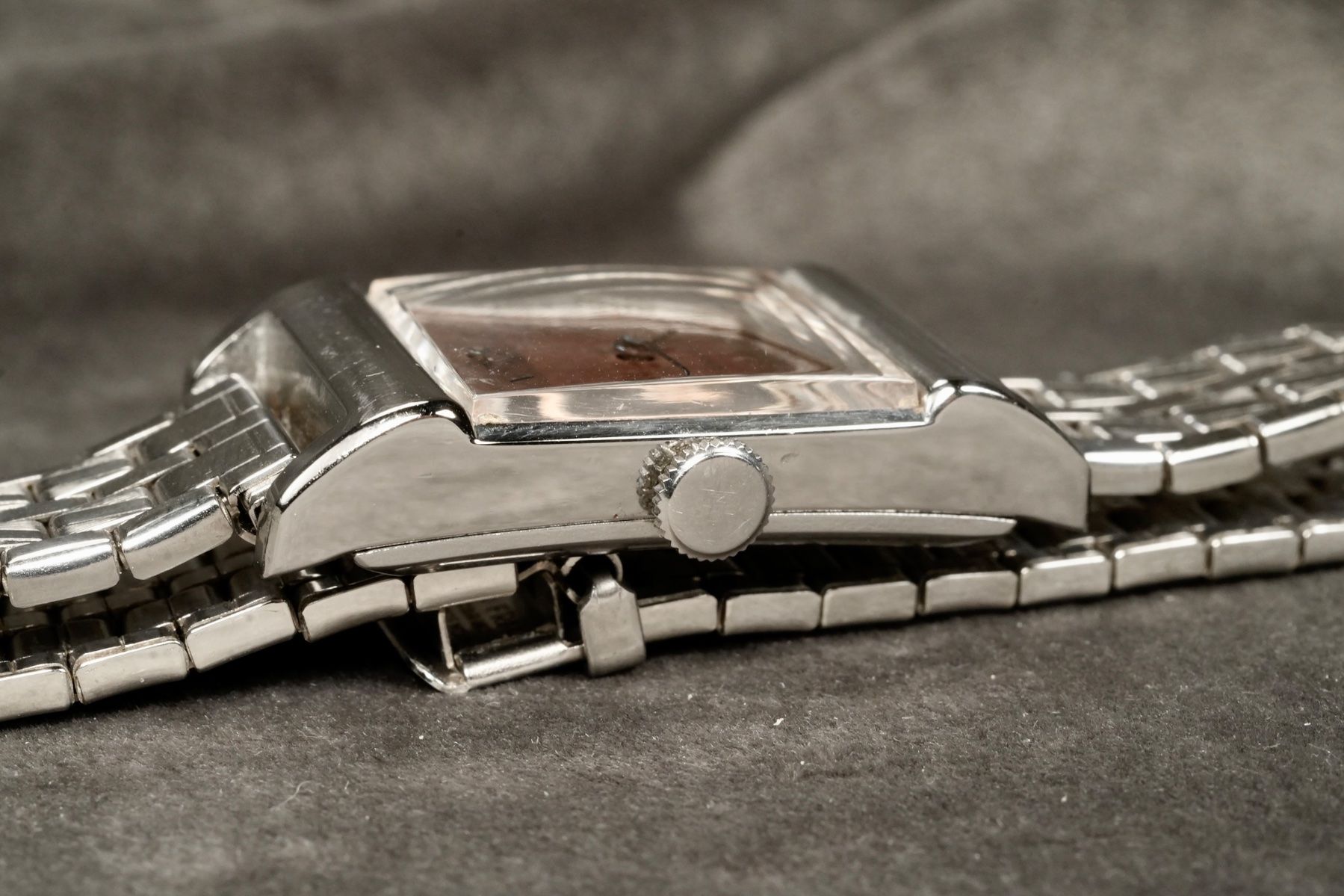 Eterna Orologi: Eterna - Tank Canapé Art-Deco Steel Rectangular 1940 Uhr – Usato da Morcote venduto da chronoservice 7
