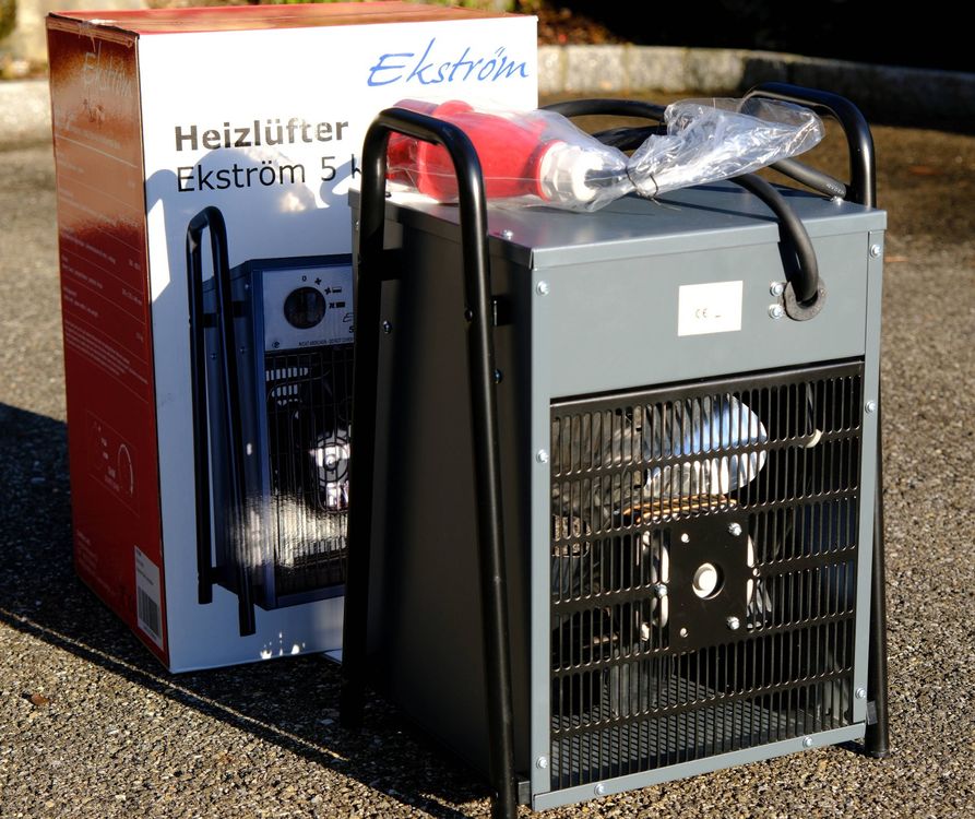 Heizlüfter / Heizgebläse / Heizung Ekström 5000W CEE 16A | Kaufen auf ...