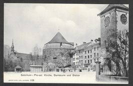 Solothurn Protest. Kirche Burristurm Bieltor