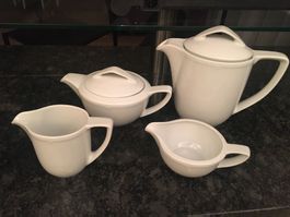 4-teiliges Eschenbach Porzellanset weiss