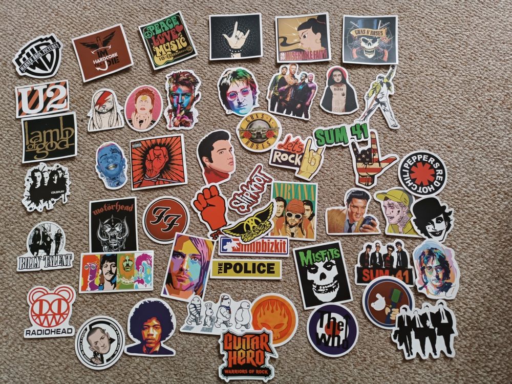 Viele Sticker Rock History Set (Neu und originalverpackt) in Vogelsang ...