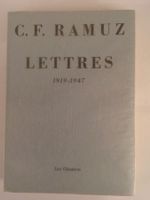 C.F. Ramuz Lettres (1919-1947)