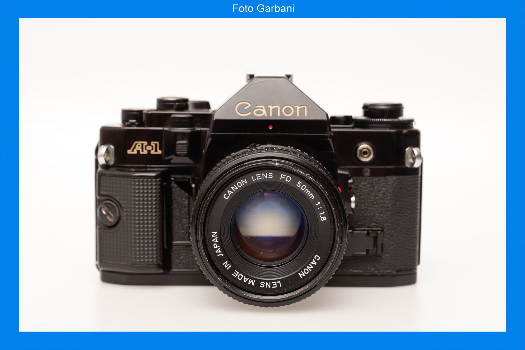 Canon Fotocamera: Canon A-1 con 50mm f1.8 – Usato da Muralto venduto da FotoGarbani