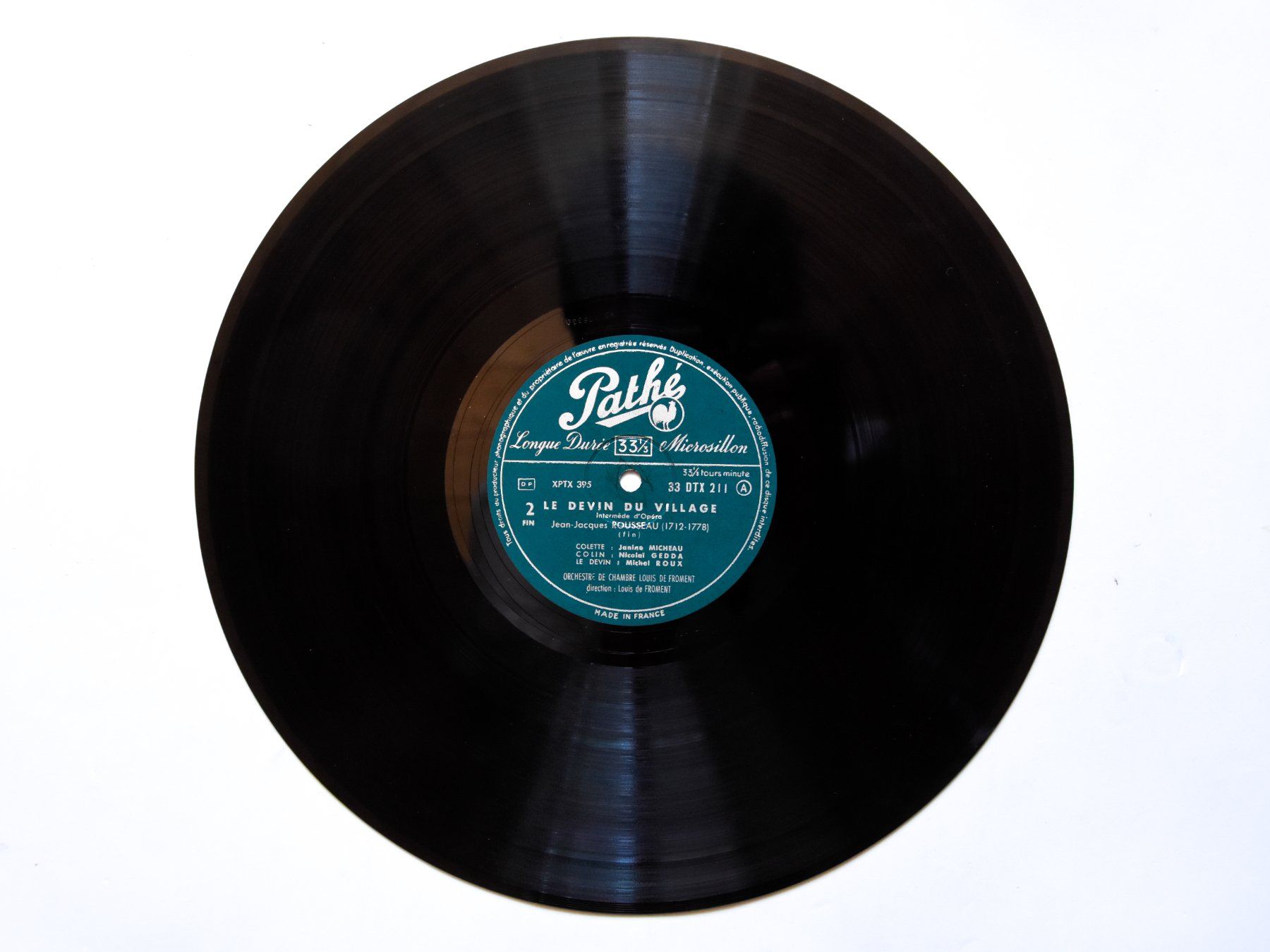 Dischi in vinile: Jean-Jacques Rousseau - Le Devin du Village – Usato da Belmont-sur-Yverdon venduto da ag97 3