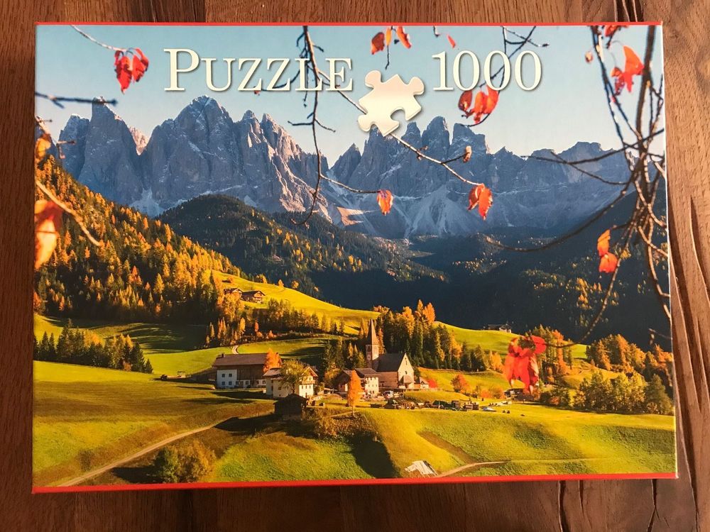 Lais Puzzle Seiser Alm, Südtirol – 1000 Teile Dolomiten Landschaftspuzzle