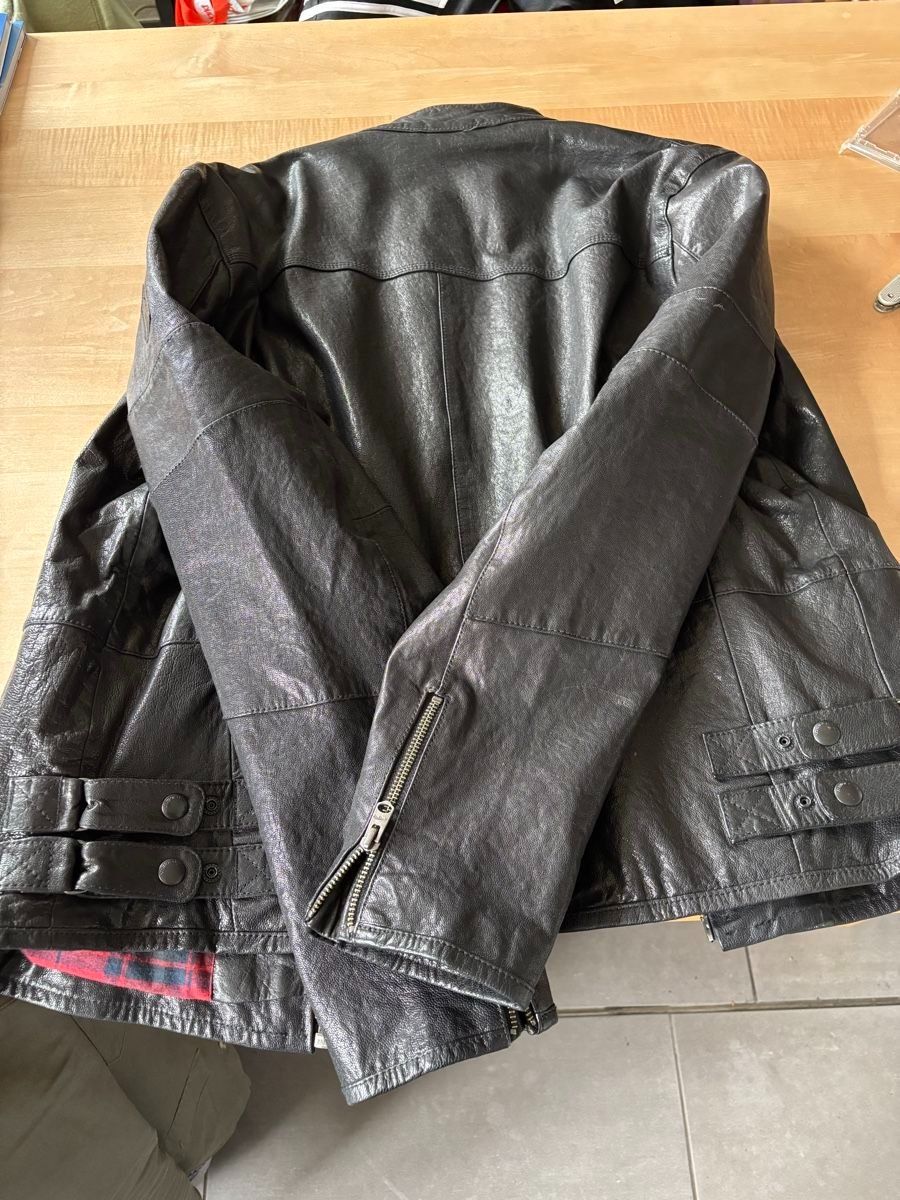 Jack & Jones Vestes: Lederjacke Jack & Jones (neuwertig) – D'occasion à Basel par Castio 2