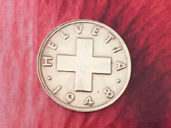Tutti le monete: 1 Rappen 1948 unz – Usato da Elsau venduto da herbybay