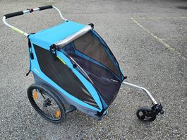 Fahrradanhänger Thule Coaster XT blau guter Zustand