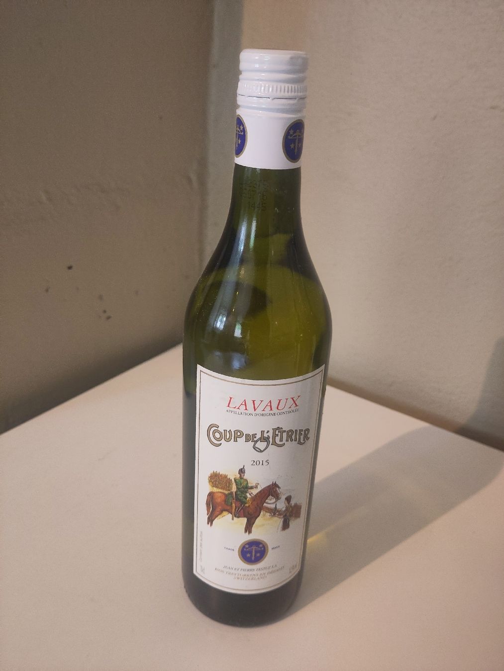 Vino: 8 FL. Lavaux "Coup de L'Étrier" 2015 – Nuovo (secondo la descrizione) da Basel venduto da Morgenmuffel 1