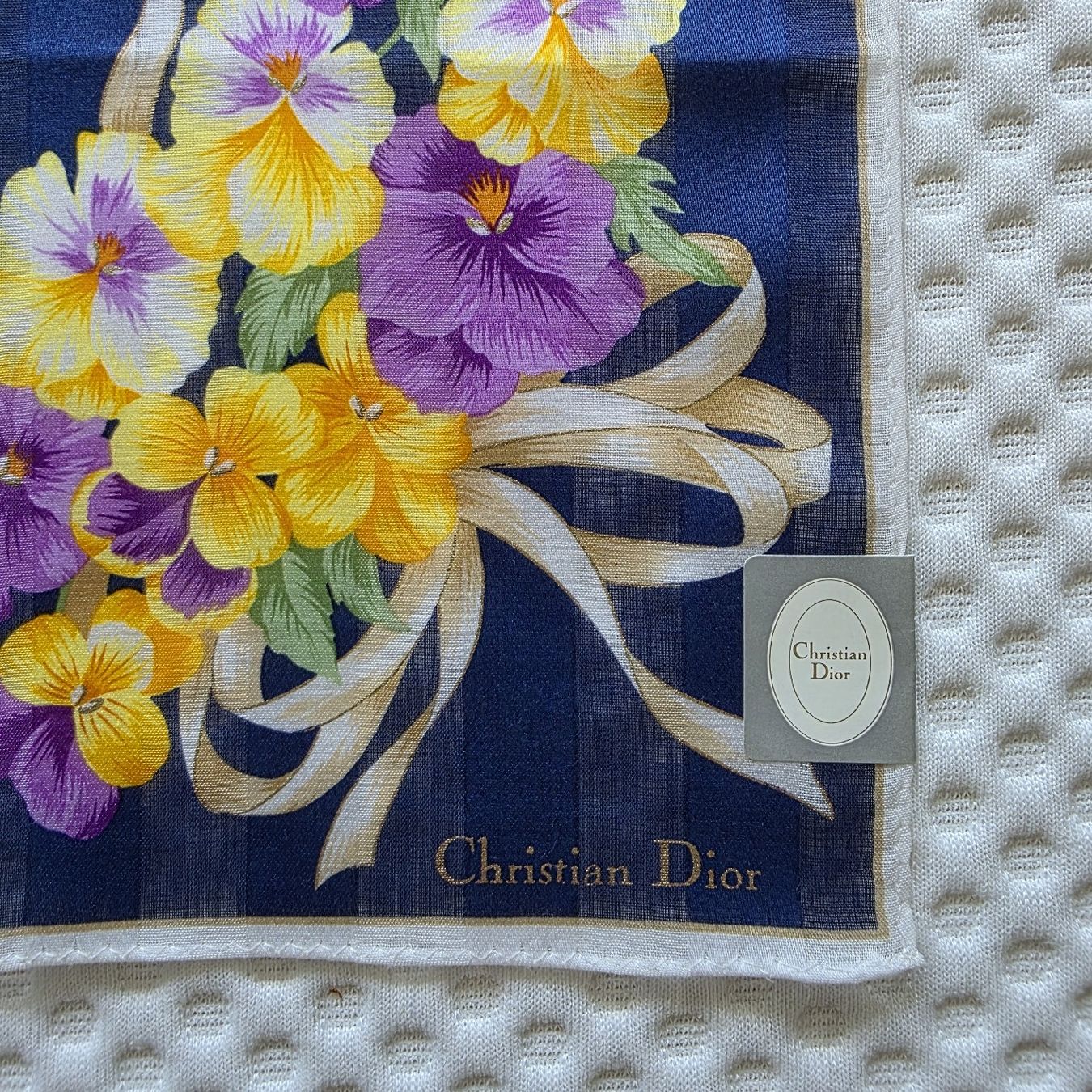 Dior Foulards, Tücher & Schals: Dior Baumwolltuch 48x48 cm Neu – Neu und originalverpackt aus Zürich von LIMAR 2