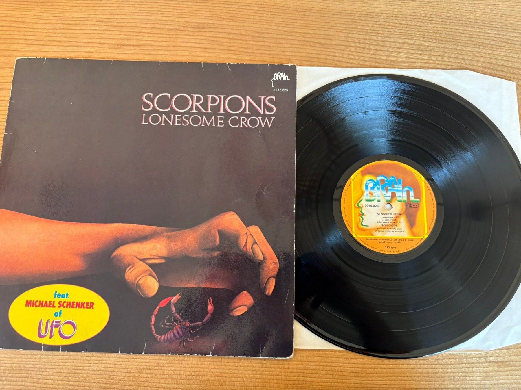 Vinyles: Scorpions - Lonesome Crow - Germany - Brain – D'occasion à Zofingen par Bigron