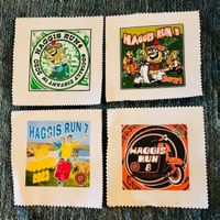 -3- Vespa Patches Rallys Aufnäher für Jacke - Haggis Run UK