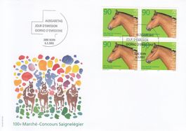 SBK 1082 im 4er-Block FDC